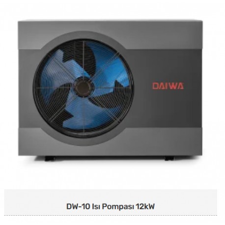 DAİWA DW-10  ISI POMPASI 12 KW A+++ PANASONİC INVERTER R32 (Ücretsiz Kargo)