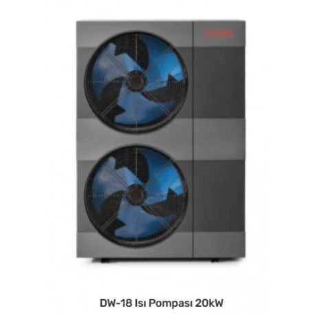 DAİWA DW-18  ISI POMPASI 20 KW A+++ PANASONİC INVERTER R32 (Ücretsiz Kargo)