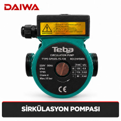 DAİWA SOBA SİRKÜLASYON POMPASI (TEBA 25/7) — Daiwa Kazan