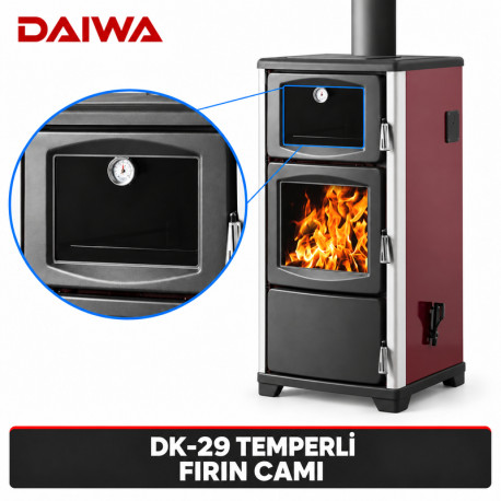 DAİWA DK-29 TEMPERLİ FIRIN CAMI — Daiwa Kazan