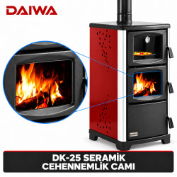 DAİWA DK-25 SERAMİK CEHENNEMLİK CAMI — Daiwa Kazan