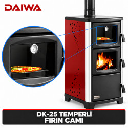 DAİWA DK-25 TEMPERLİ FIRIN CAMI — Daiwa Kazan