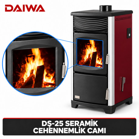 DAİWA DŞ-25 SERAMİK CEHENNEMLİK CAMI — Daiwa Kazan