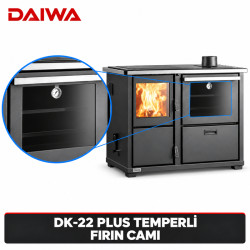 DAİWA DK-22 PLUS TEMPERLİ FIRIN CAMI — Daiwa Kazan
